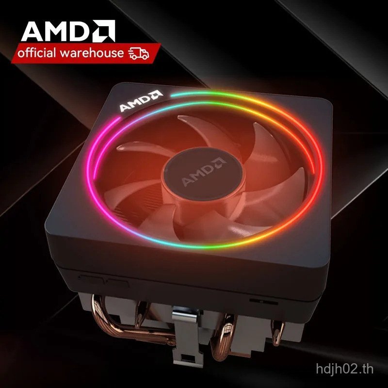 AMD ใหม่ Ryzen Wraith Cooler Wraith Prism Fan Original 4 PIN สามารถ ...