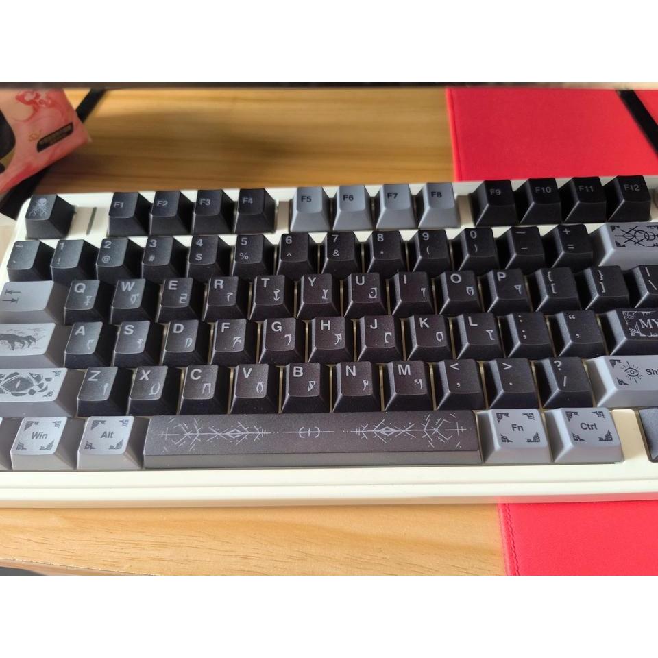 Mysticism Keycaps 140 คีย์โปรไฟล์เชอร์รี่ PBT Wooting Aula F75 ...