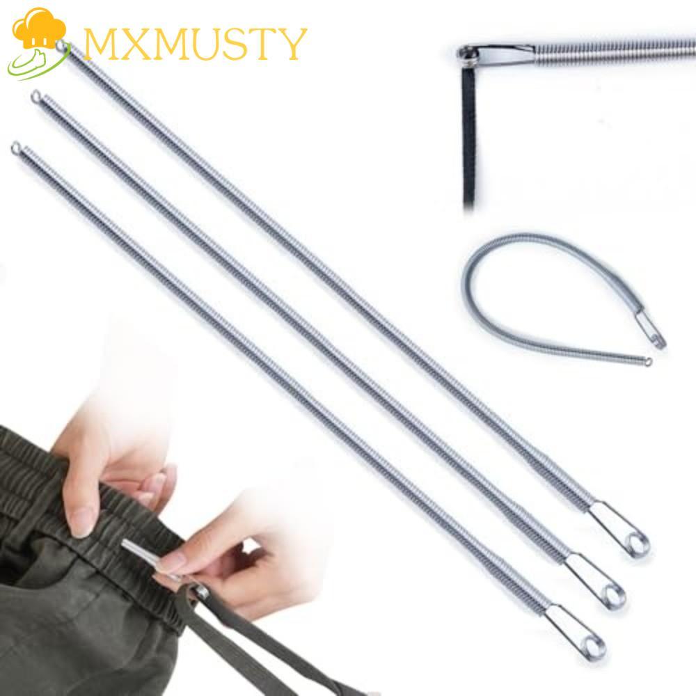 MXMUSTY 3PCS Spring Drawstring Threader, Bendable ยืดหยุ่นเชือก ...