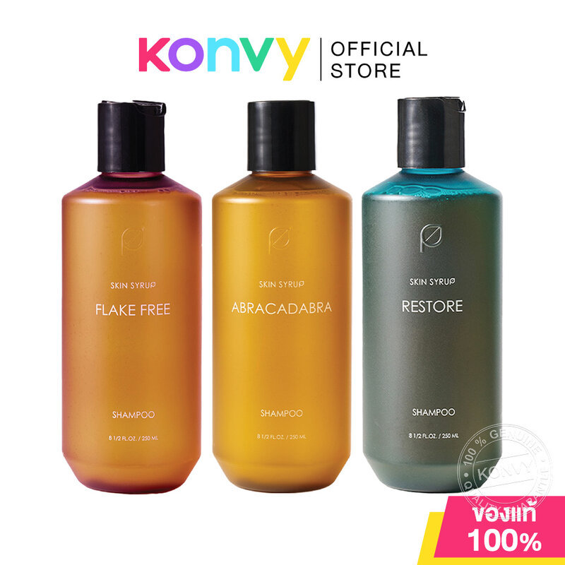 SKIN SYRUP Shampoo สกิน ไซรัป แชมพู 250ml (Anti-Dandruff/Anti-Hair Fall ...
