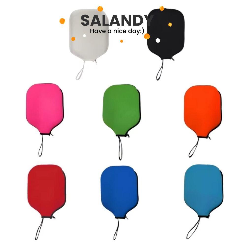 SALANDY Pickleball Paddle Cover ปลอกแร็กเก็ตแบบเนโอพรีน น้ำหนักเบาทึม ...