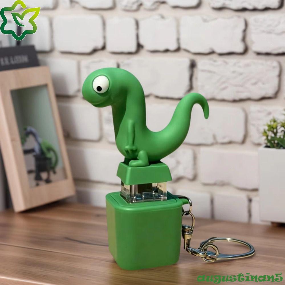 พวงกุญแจปุ่มจิ้งจก AUGUSTINAN พร้อม LED แฟลชเอฟเฟกต์ Lizard Voice Key ...