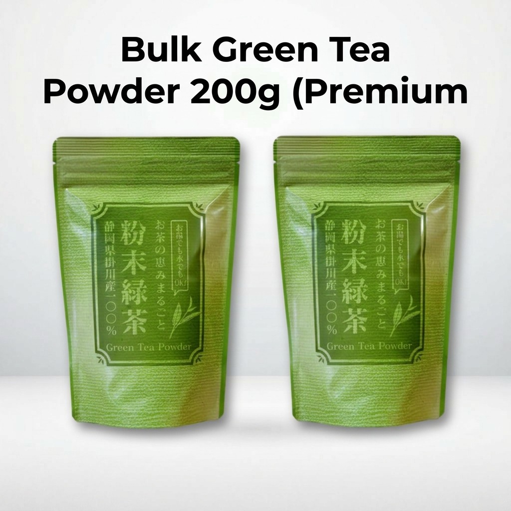 Bulk Green Tea Powder 200g (Premium Matcha-Style Sencha) - 100% ...