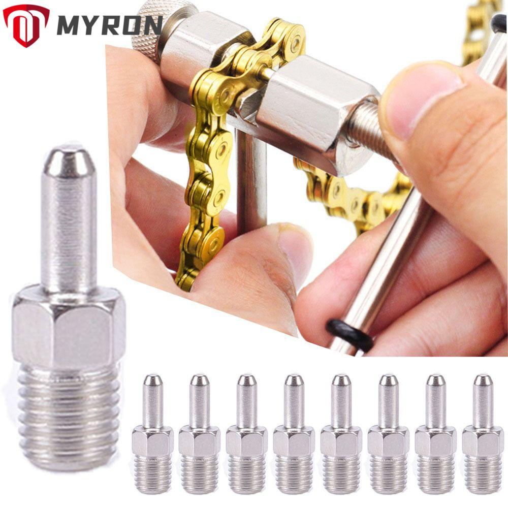 MYRON 8 PCS Chain Splitter Pins เหล็กSilver สำหรับการซ่อมโซ่จักรยานและ ...