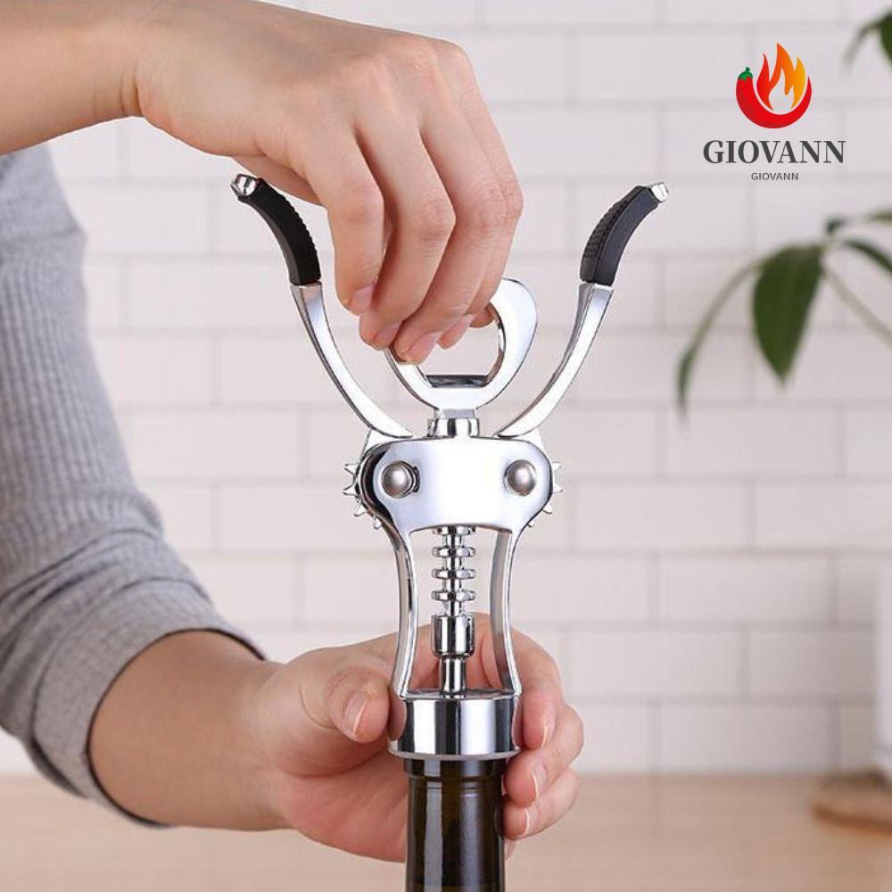 GIOVANNI Corkscrew ที่เปิดขวดสแตนเลส 2 in 1, อุปกรณ์เสริมบาร์เทนเดอร์ ...