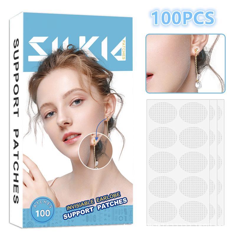 MACTEAM Invisible Ear Studs 100 ชิ้น ป้องกันน้ำ พร้อม Stabilizers ...