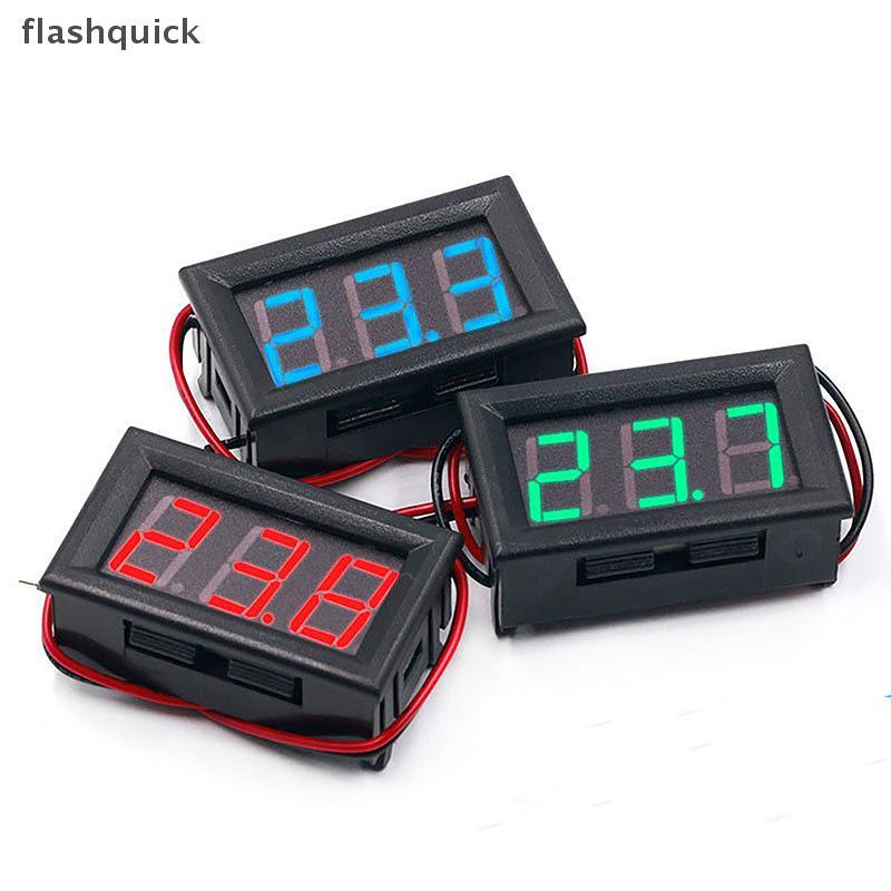 Flashquick Digital Voltmeter 2-wire DC 5V ถึง 120V แรงดันไฟฟ้าดิจิตอลจอ ...