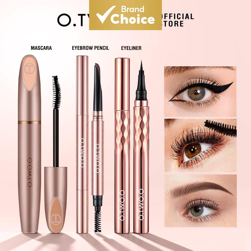 O.TWO.O 3pcs Eye makeup set- มาสคาร่า สกินแคร์บํารุงผิวไม่มีปรอท