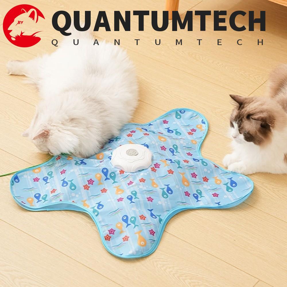 QUANTUMTECH ของเล่นแมวอัจฉริยะ, Squeaky Motion Activated Moving ปกปิด ...