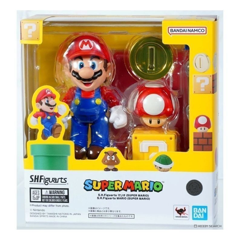 Qun [Bandai] SHF Super MARIO MARIO Super MARIO MARIO Movable | Shopee ...