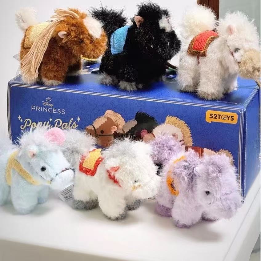 【ของแท้ 100%】Disney Princess Pony Pals Series Blind Box Cute Plush ...