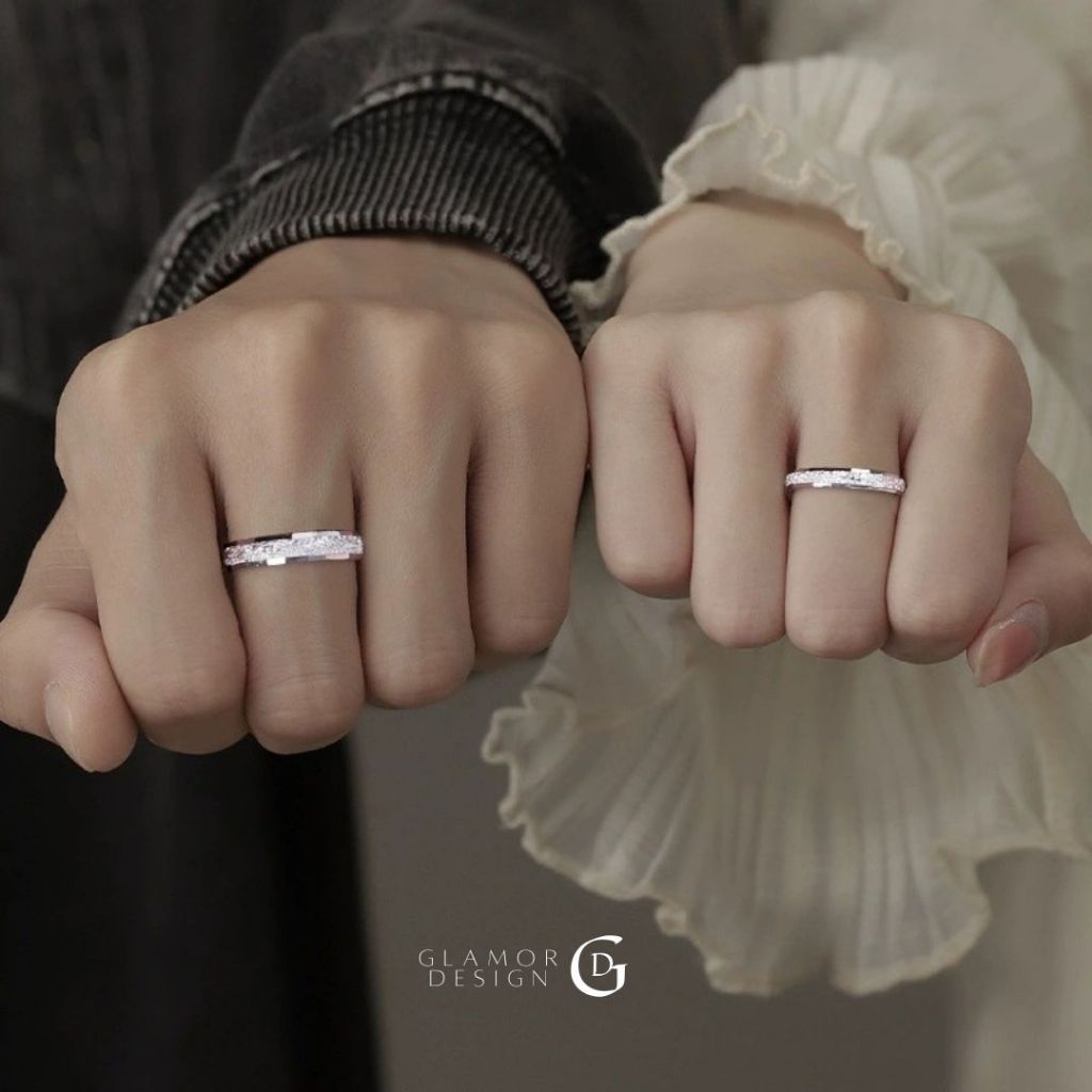 GLAMOR แหวน Milky Way Ring แหวนคู่รัก เงินแท้925 ดีไซน์ทางช้างเผือก ...