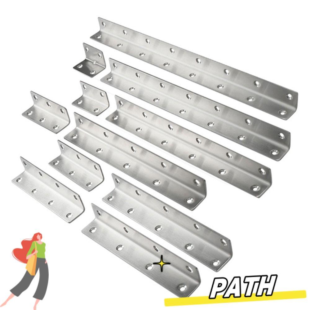 PATH Brackets Stand, สแตนเลส 90 องศามุมรหัส, หัวเข็มขัดมุม L Shape ...