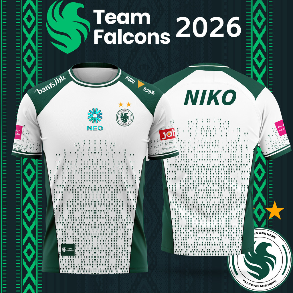 Esports 2026 Falcons เสื้อกิจกรรมทีม แขนสั้น สไตล์ลำลองจาก NIKO สำหรับ ...