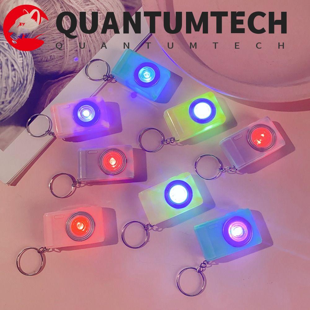 QUANTUMTECH กล้องไฟฟ้า Luminous Key Chain, LED กล้องพลาสติกกุญแจรถแหวน ...