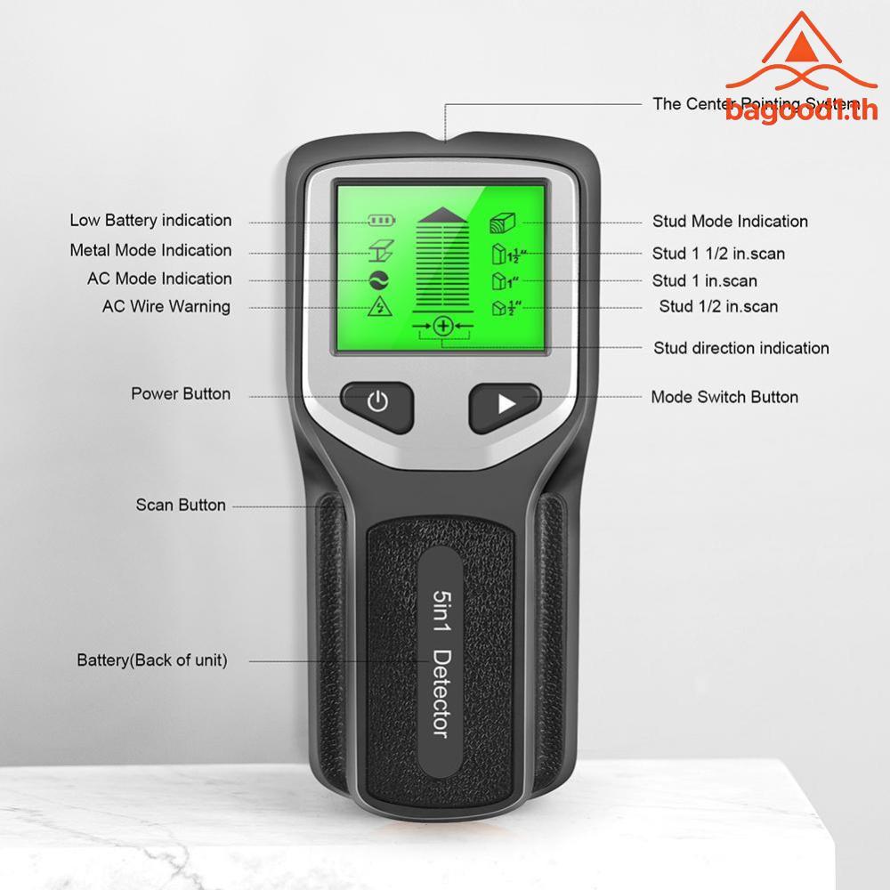 [จัดส่งในพื้นที่] Studs Finder Sensor Wall Scanner LCD Digital AC สายไฟ ...