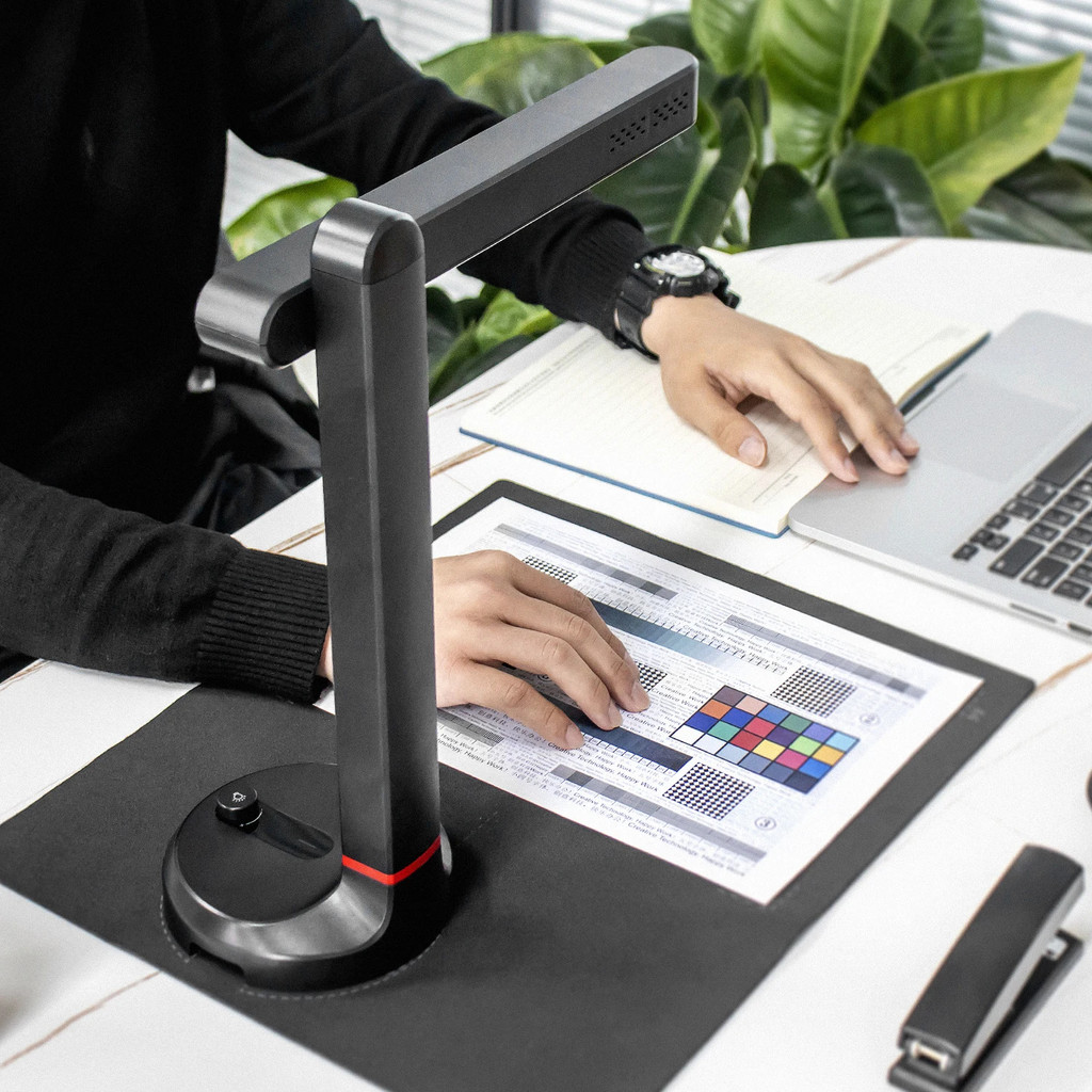 Portable Visual Presenter เครื่องสแกนเนอร์หนังสือ A4 ทนทานความละเอียด ...