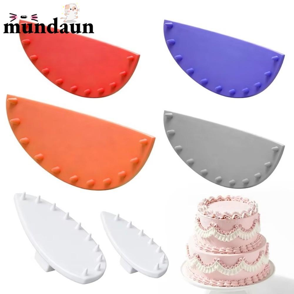 MUNDAUN 6 ชิ้น/เซ็ต Ruffle Marker, นํากลับมาใช้ใหม่ทนทานเค้กท่อคู่มือ ...