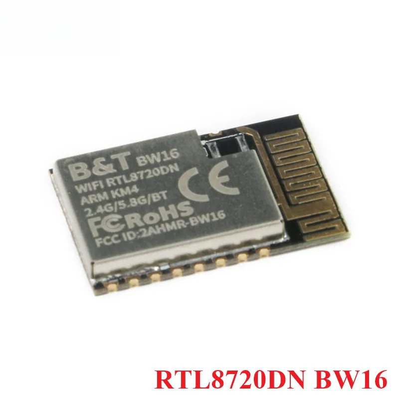 BW16 RTL8720DN Dual-band WiFi ไร้สายบลูทูธ BLE 5.0 โมดูล IIC I2C/SPI ...
