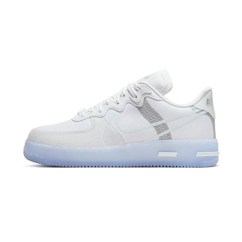 36-45 ขนาด 9.6 จุด Nike Air Force 1 React AF1 Ice Blue Destruction Air ...