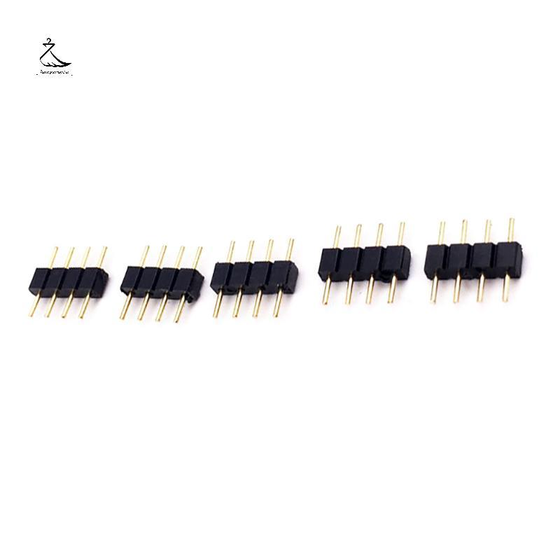 [HSSL] 10 ชิ้น/ล็อต 4 ขา RGB Connector อะแดปเตอร์เข็มชายประเภทคู่ 4pin ...