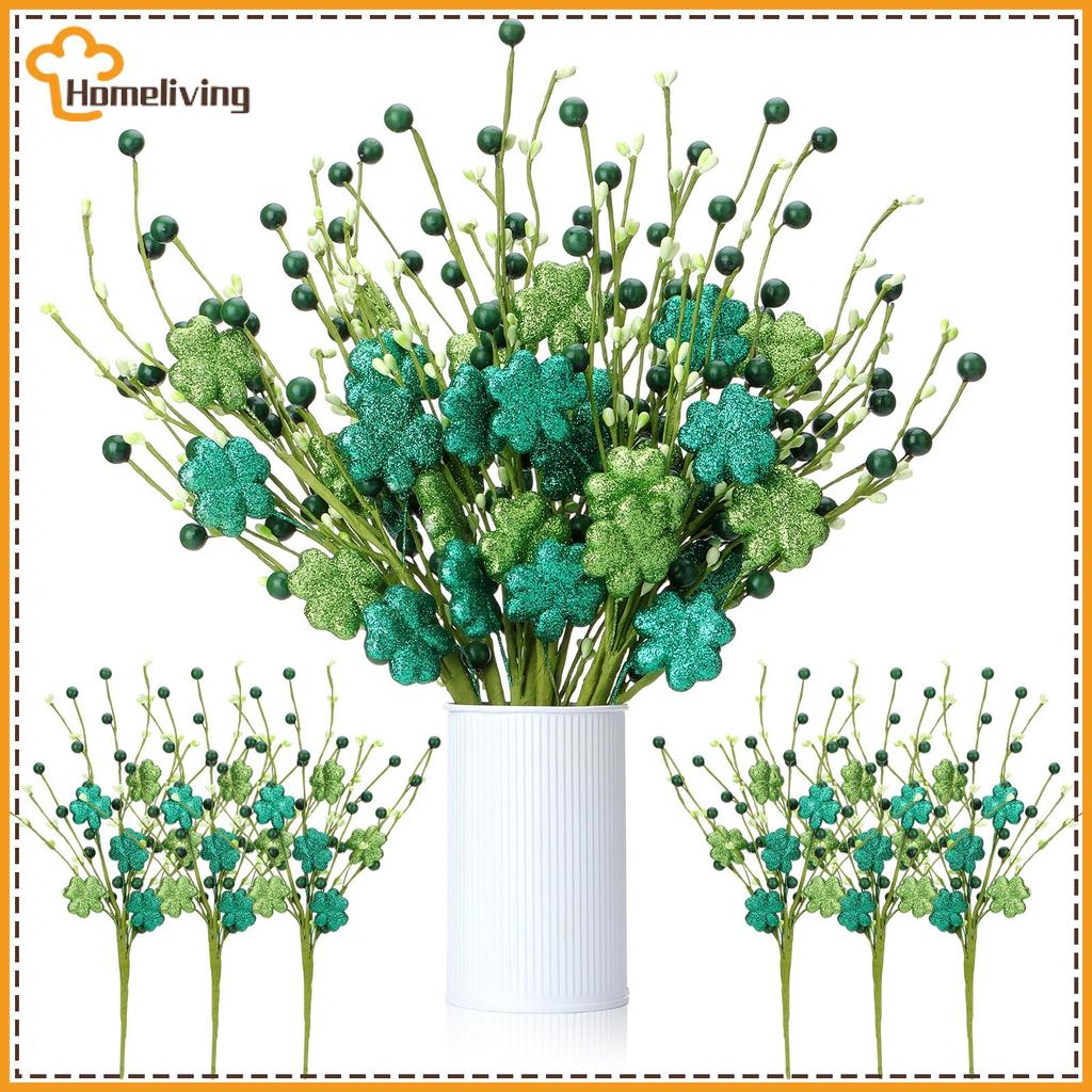 บ้าน 6 ชิ้น St Patris Day ตกแต่ง 15.7 นิ้วประดิษฐ์ Shamro Pis Shamro ...
