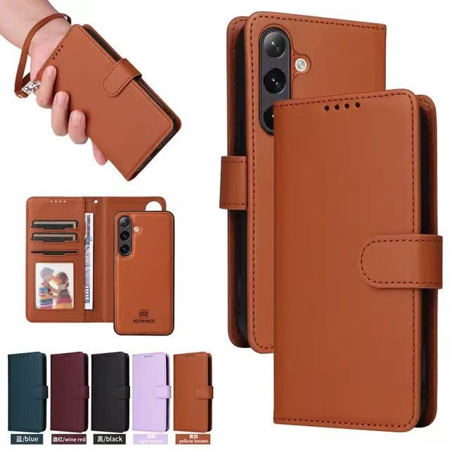 เคสฝาพับ Boss มีล็อค สำหรับ Samsung A57 A37 5G A07 A17 A06 4G A56 A26 A36 S24FE S25FE A16 A26 A36 A56 A55 A15 S26 Ultra