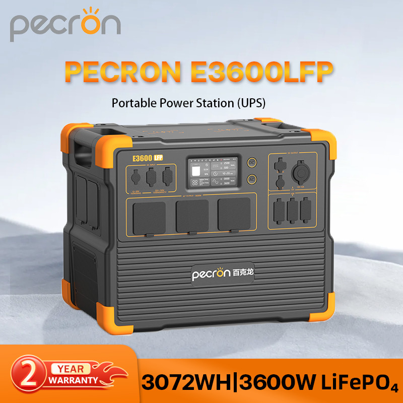 Pecron E3600LFP Portable Power Station UPS 3600W/3072Wh(960000mAh)   | Shopee Thailand