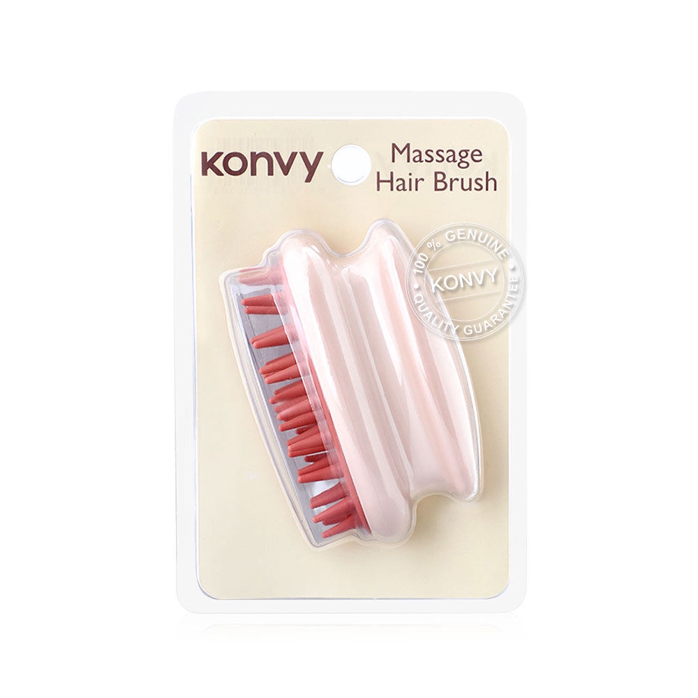 ภาพประกอบคำอธิบาย Konvy Massage Shampoo Hair Brush คอนวี่ แปรงสระผมและนวดหนังศีรษะ.