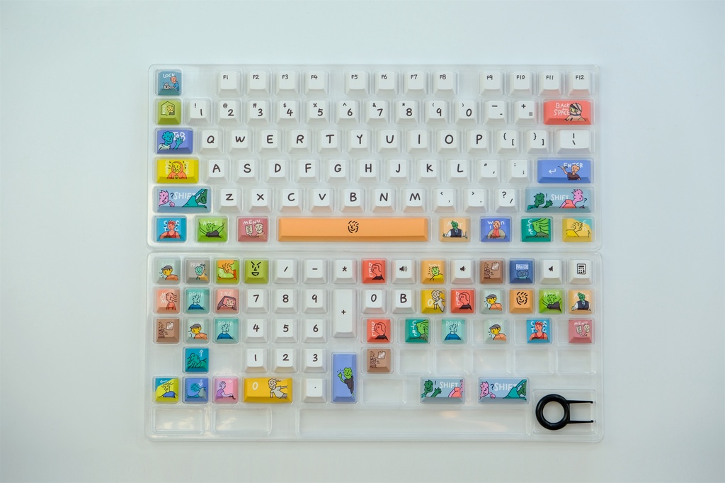 ข้อมูลเพิ่มเติมของ GMK Fancy Keycap, 129 คีย์ PBT Keycaps Cherry Profile DYE-SUB ส่วนบุคคล GMK Keycaps สำหรับแป้นพิมพ์แบบเครื่องกล