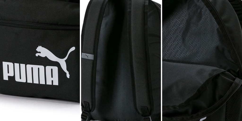 เกี่ยวกับสินค้า PUMA BASICS - กระเป๋าเป้ Phase Backpack สีดำ - ACC - 07548701