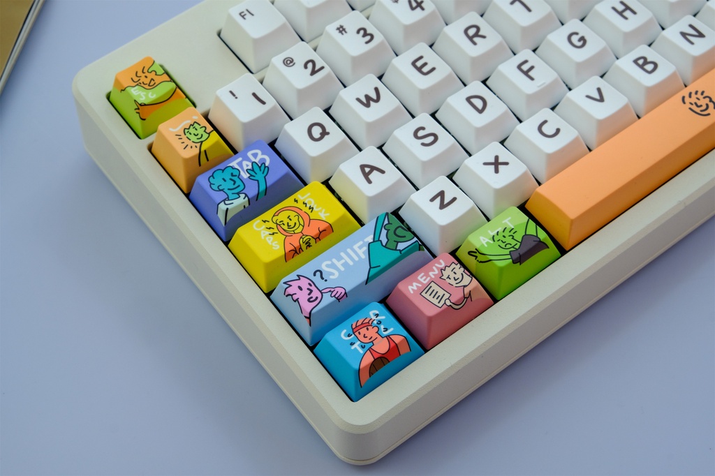 ข้อมูลเพิ่มเติมของ GMK Fancy Keycap, 129 คีย์ PBT Keycaps Cherry Profile DYE-SUB ส่วนบุคคล GMK Keycaps สำหรับแป้นพิมพ์แบบเครื่องกล