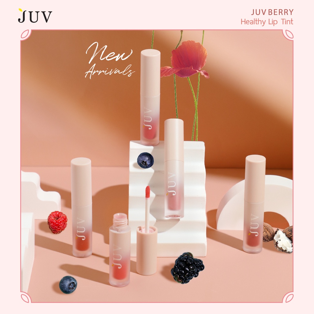 รูปภาพรายละเอียดของ JUV Berry Glowy Matte Tint 03 การ์เนต
