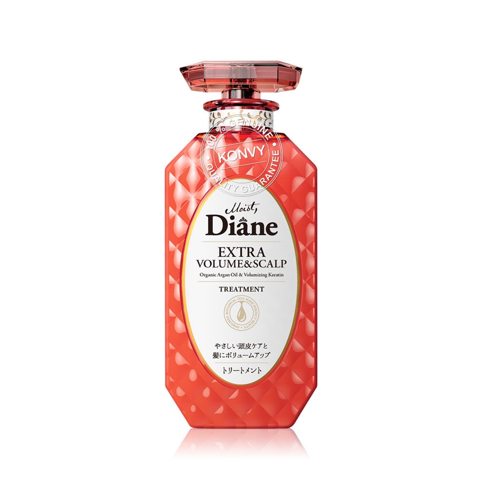 Moist Diane Set 2 Items Extra Volume Scalp Shampoo 450ml + Treatment ...