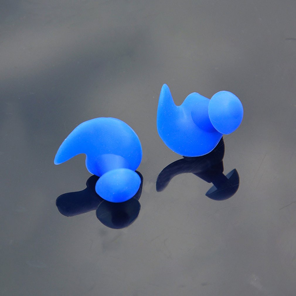 ภาพอธิบายเพิ่มเติมของ จุกอุดหู ชนิดซิลิโคนนุ่ม กันน้ำ สำหรับว่ายน้ำ 1 คู่ คุณภาพดีรับประกันคุณภาพ