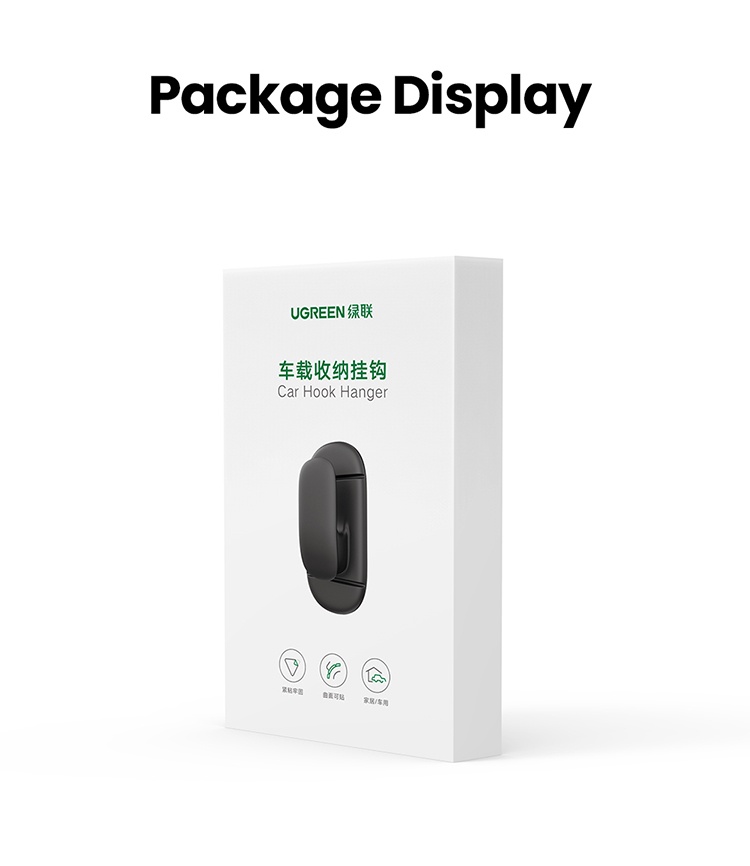 มุมมองเพิ่มเติมของสินค้า Ugreen Storage Hook ตะขอจัดระเบียบ สายเคเบิล 2 ชิ้น