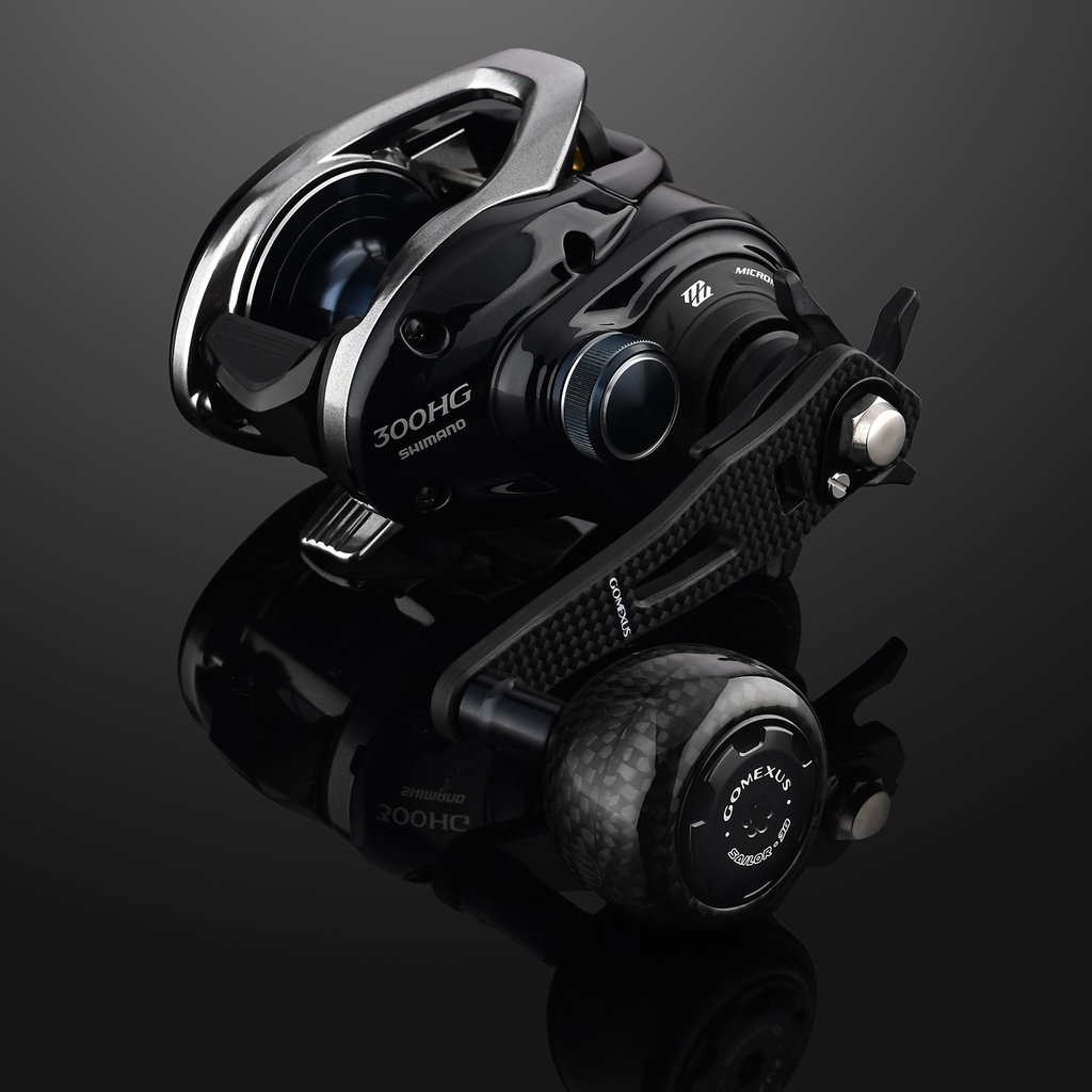 รูปภาพเพิ่มเติมของ Gomexus ขารอกตกปลา มือจับรอกตกปลา 75 มม. สำหรับรอก shimano daiwa Baitcasting Reel 7x4 LC