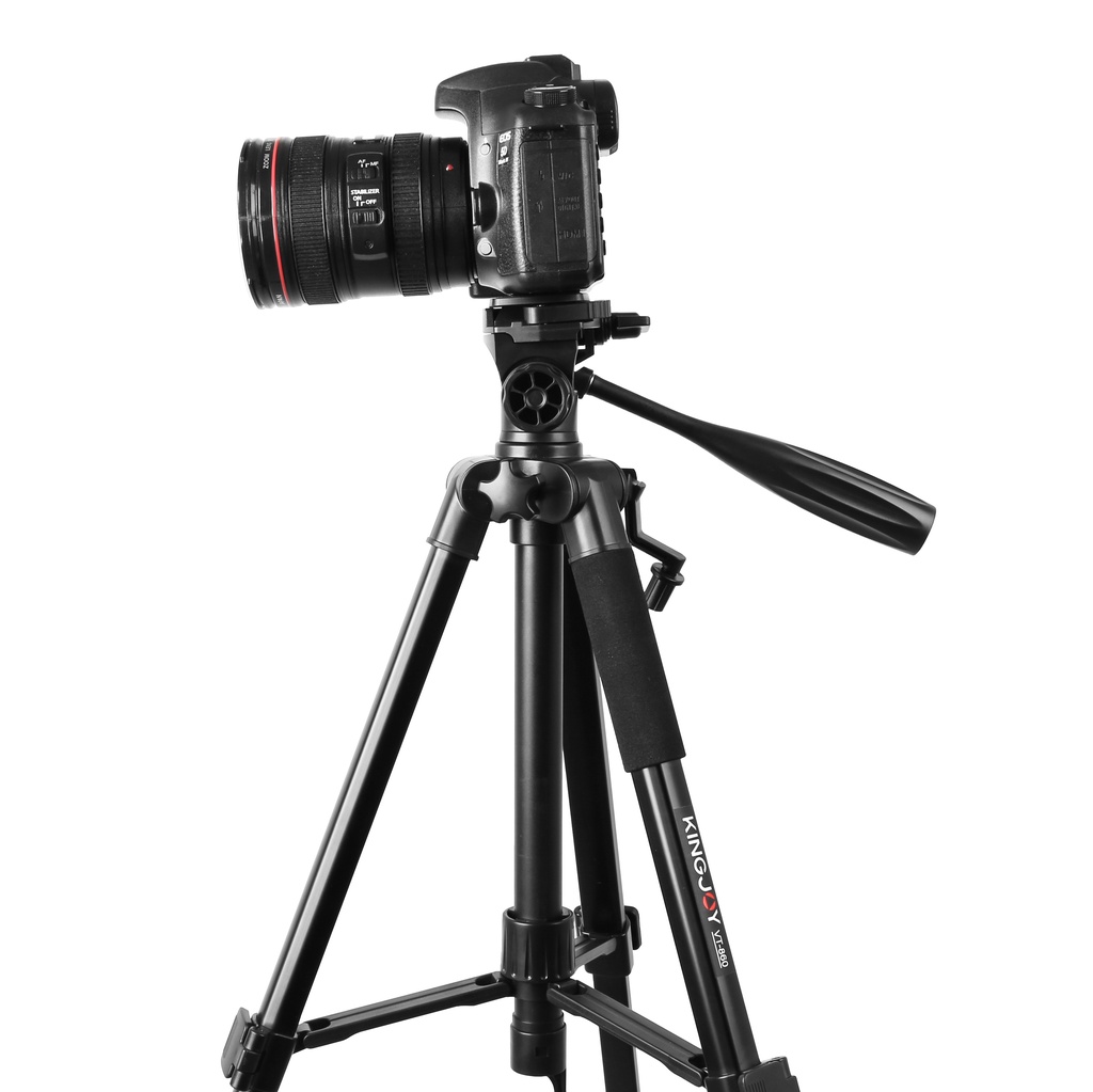 ข้อมูลประกอบของ Kingjoy VT-860 Video / Photo Lightweight Aluminum Alloy Tripod ขาตั้งกล้อง แบบ 3 ขา คุณภาพสูง