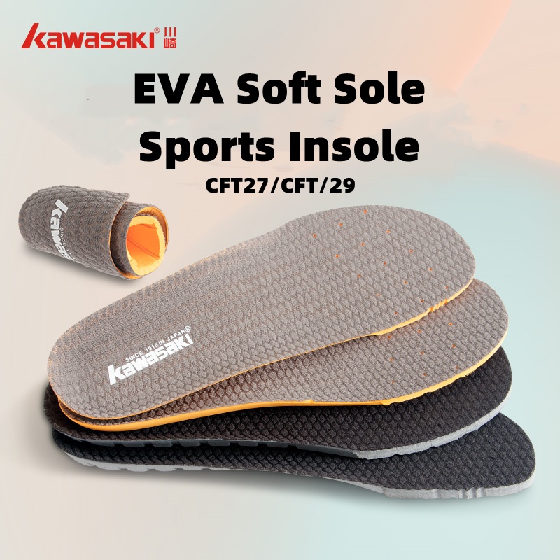 Description Picture 3 of itemKawasaki Non Slip Breathable Shoe Insole Shock Absorption Insole Suitable for Kawasaki CFT-22 CFT-27 Badminton Shoes Sneakers
