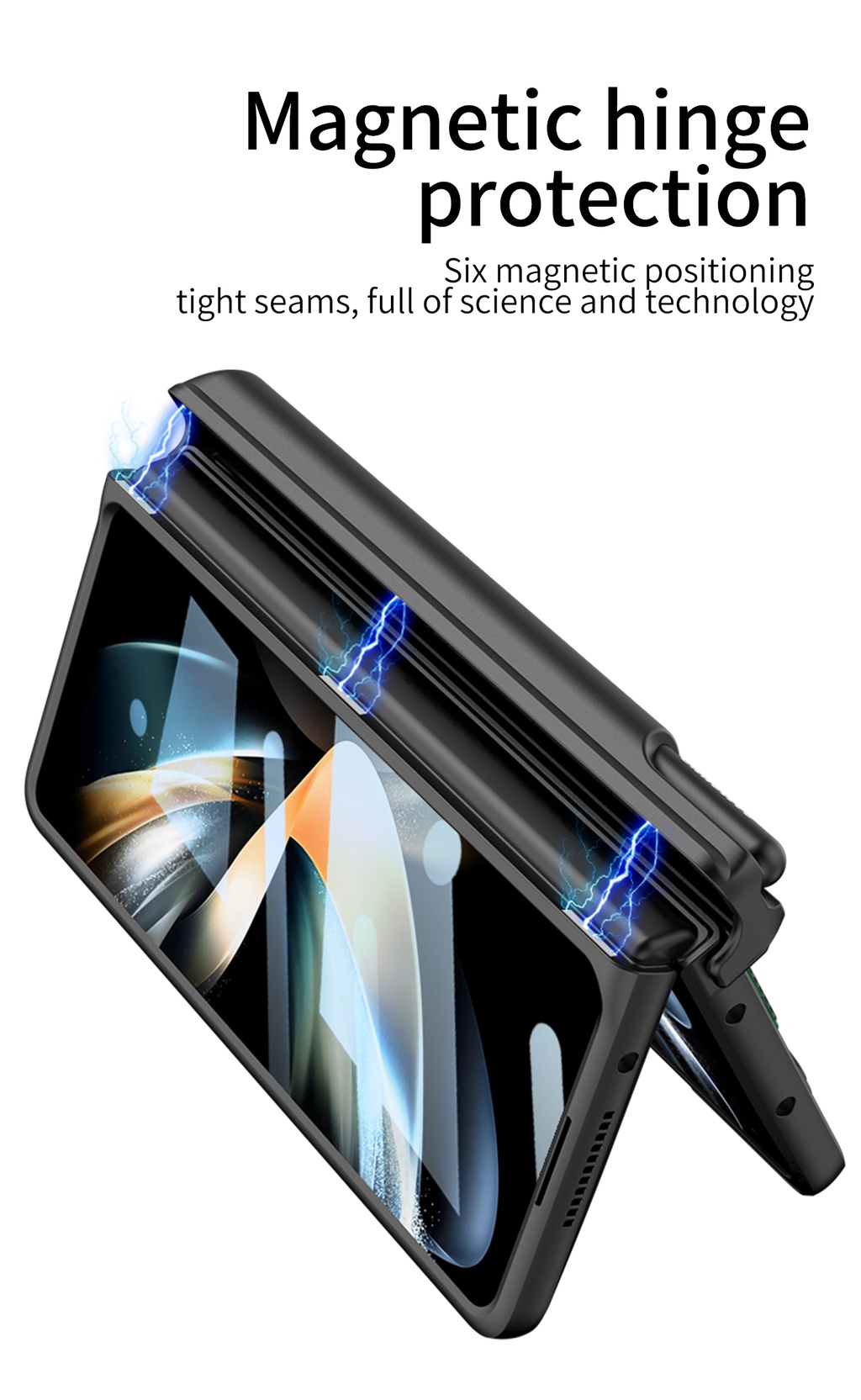 ข้อมูลเพิ่มเติมของ เคสโทรศัพท์มือถือ ฟิล์มกระจก แบบพับได้ สําหรับ Samsung Galaxy Fold 4 3 3 2022