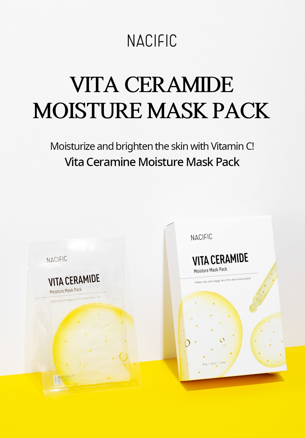 รูปภาพของ Nacific Vita Ceramide Moisture Mask Pack 30g
