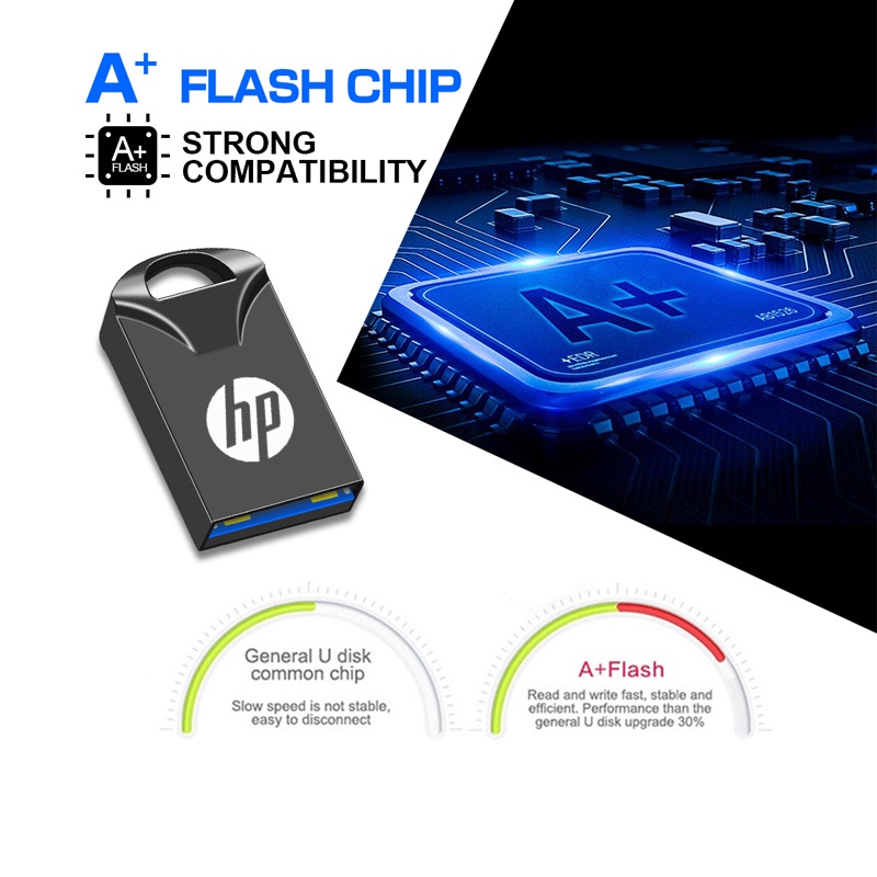 ข้อมูลเพิ่มเติมของ แฟลชไดรฟ์ U Disk HP 4gb 8gb 16gb 32gb 64gb 128gb 256gb 512gb 1tb 2tb ขนาดเล็ก กันน้ํา สไตล์โมเดิร์น เรียบง่าย