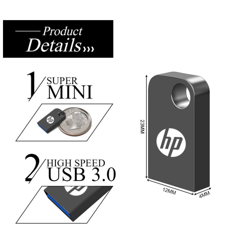 ข้อมูลเพิ่มเติมของ มินิ USB 3.0 แฟลชไดรฟ์ 1TB 2TB 512GB 256GB 128GB 64GB 32GB 16GB 8GB กันน้ำเข้ากันได้สำหรับโทรศัพท์มือถือคอมพิวเตอร์
