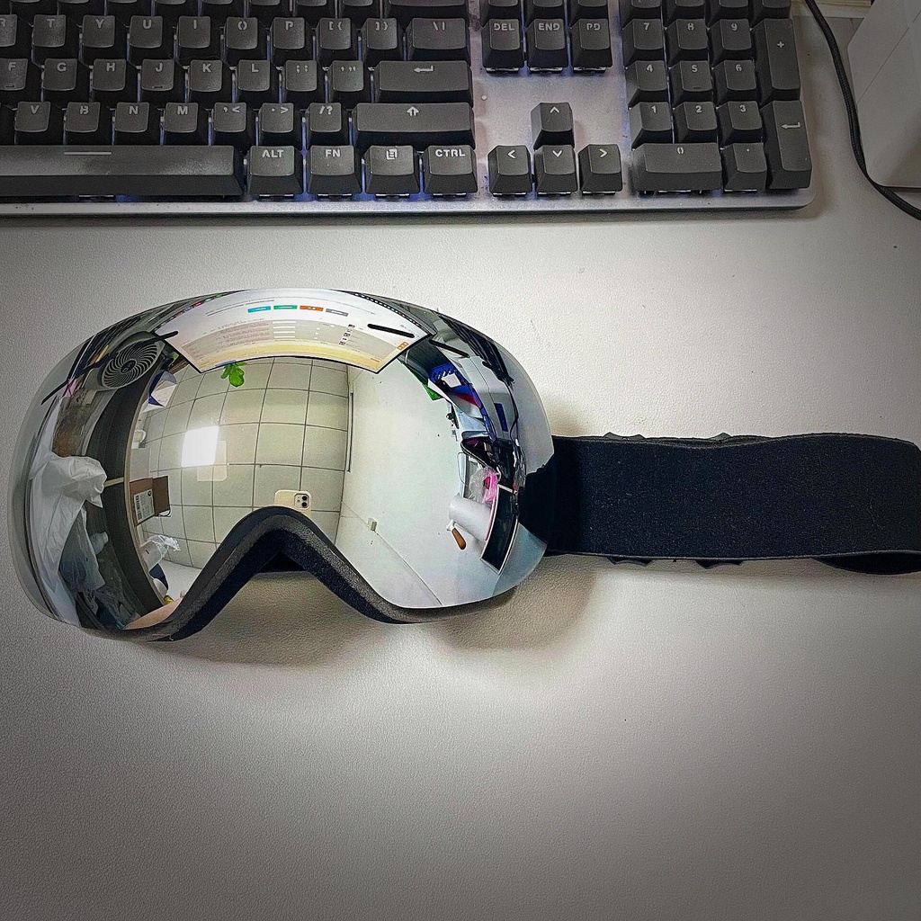 เกี่ยวกับสินค้า แว่นตาเล่นสกี สองชั้น ป้องกันหมอก กัน UV400 สําหรับผู้ชาย ผู้หญิง