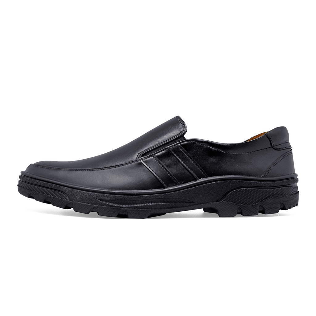 ลองดูภาพสินค้า TAYWIN(แท้) รองเท้าคัชชูหนังแท้ ผู้ชาย รุ่น MB-05 หนังนิ่มสีดำ