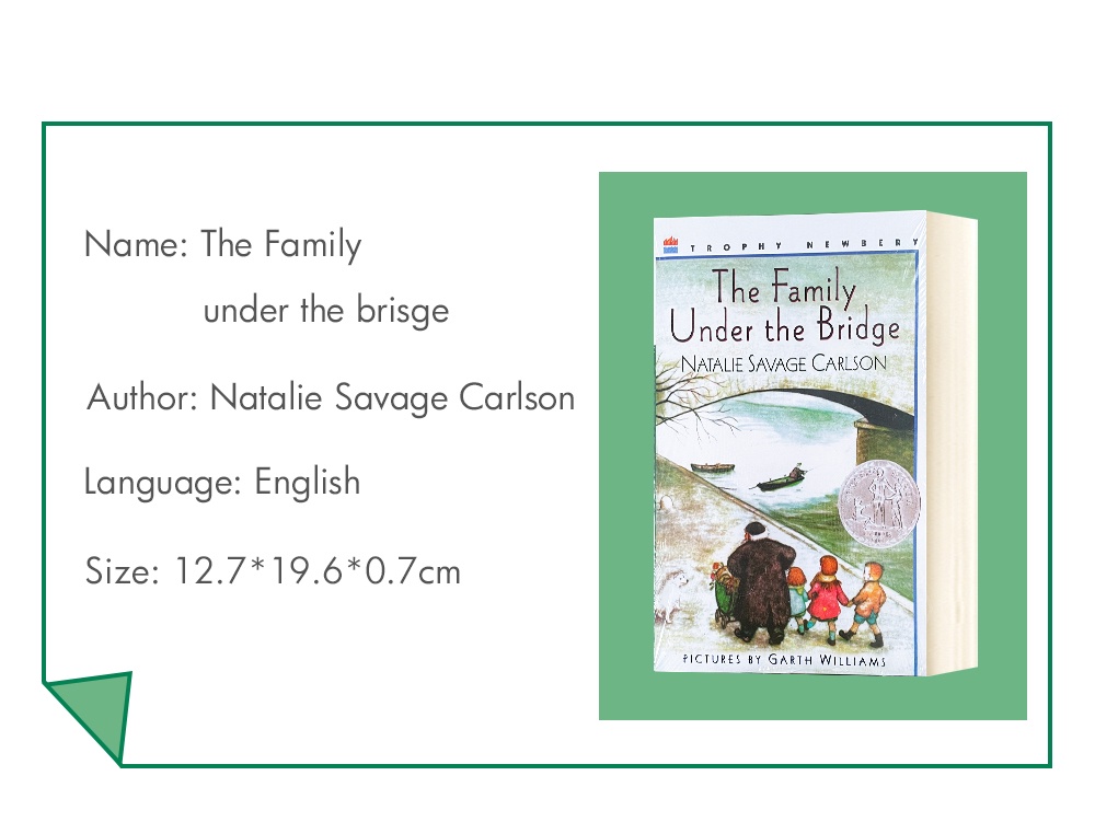 หนังสือนิยาย The Family Under Bridge By Natalie Savage Carlson Newbury ...