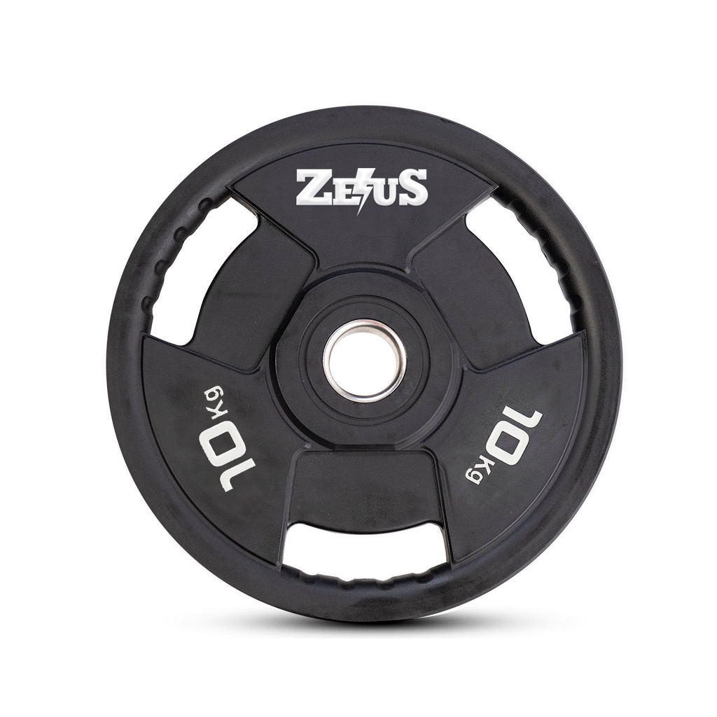 Zeus Rubber Weight Plates ซูสแผ่นน้ำหนักโอลิมปิกแบบหุ้มยาง 6 คู่ ...