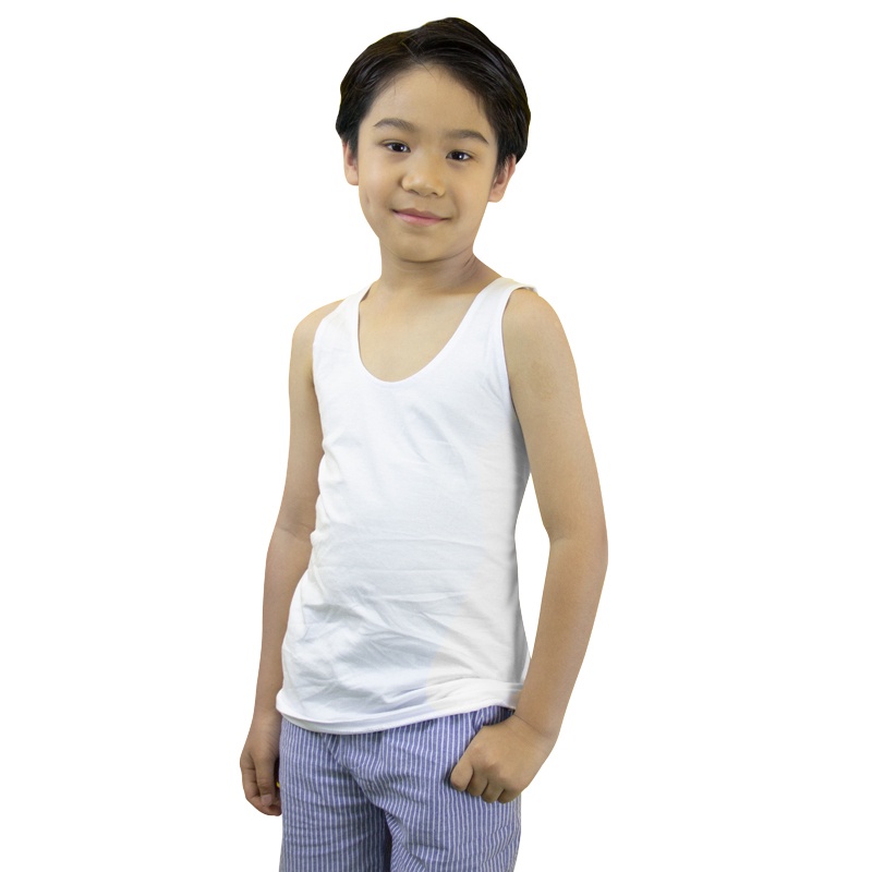 ข้อมูลประกอบของ J.Press เสื้อกล้ามเด็กชาย เจเพรส รุ่น 3901 สีขาว จำนวน 3ตัว/เซ็ท