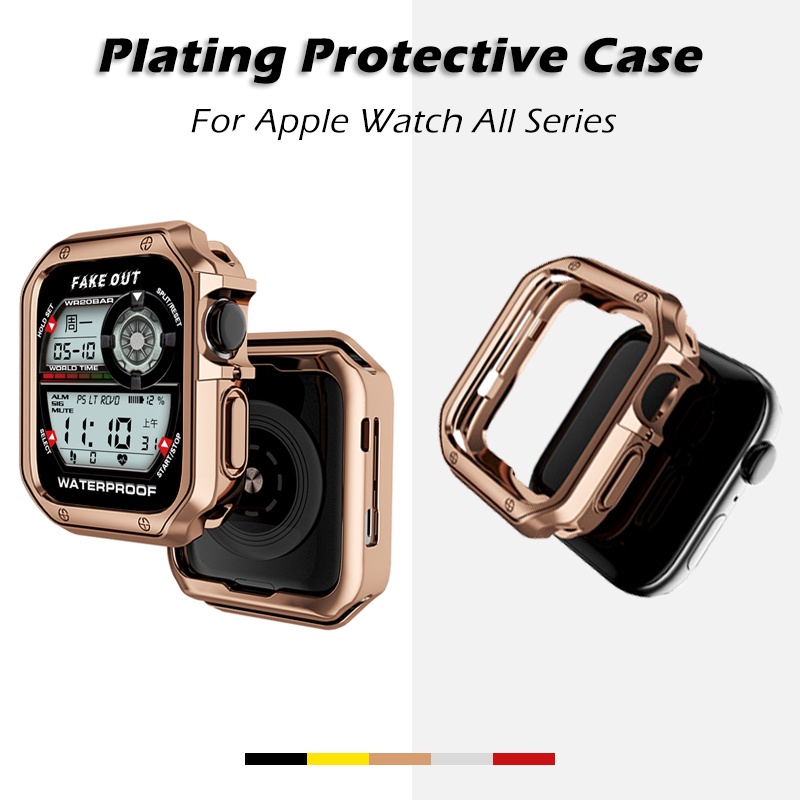 ลองดูภาพสินค้า เคสนาฬิกาข้อมือ TPU เคลือบเงา สําหรับ Apple Watch 49 มม. 45 มม. 41 มม. 44 มม. 40 มม. 42 มม. 38 มม. Apple Watch Ultra Series 8 7 6 5 4 3 2 SE