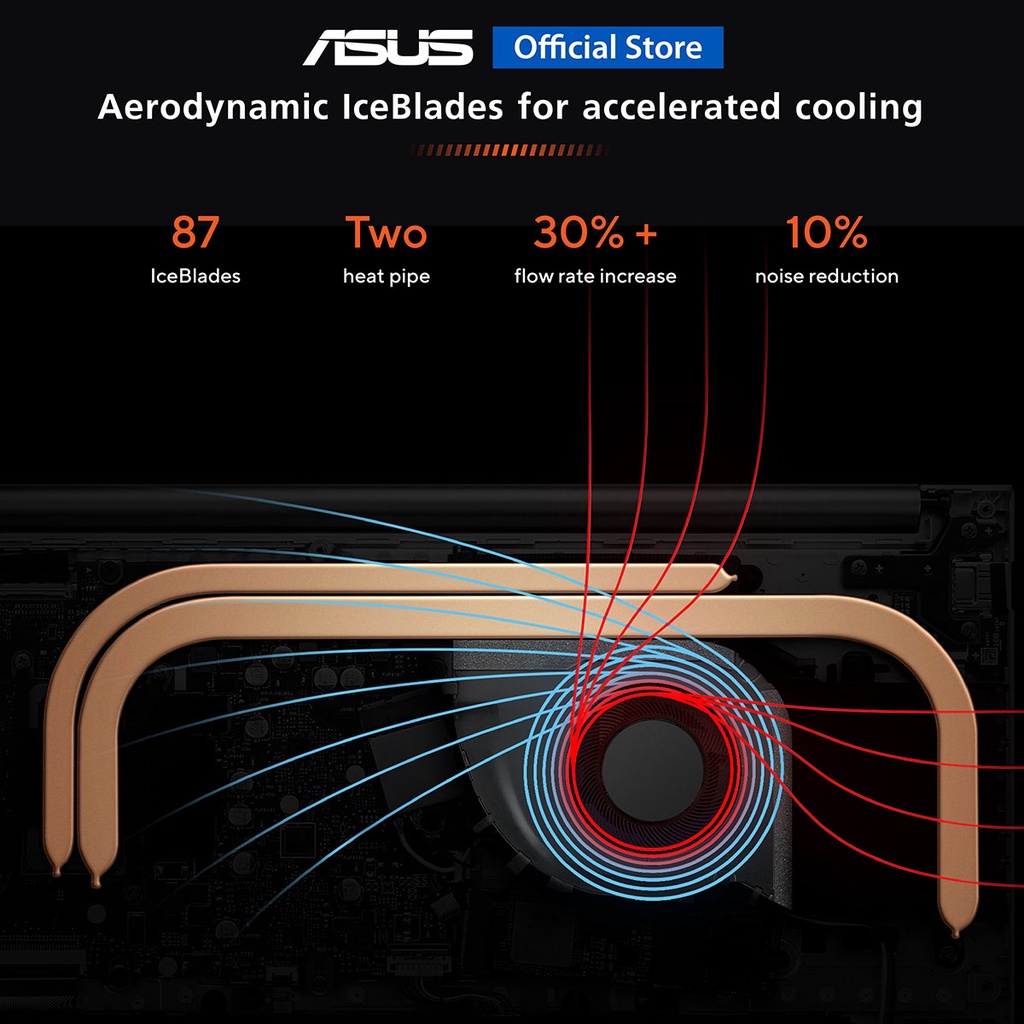 มุมมองเพิ่มเติมของสินค้า ASUS VivoBook 16 (D1603QA-MB501WS), 16 inch thin and light laptop, WUXGA, Ryzen 5 5600H, 8 GB DDR4, 512GB M.2 PCIe 3.0 SSD